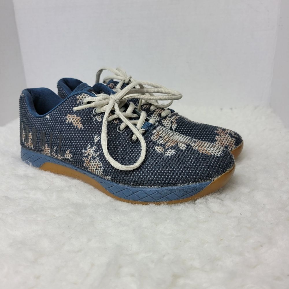 NoBull Women's Shoes Size 8.5 Floral Gum  Athletic  Crossfit  Brown Blue
